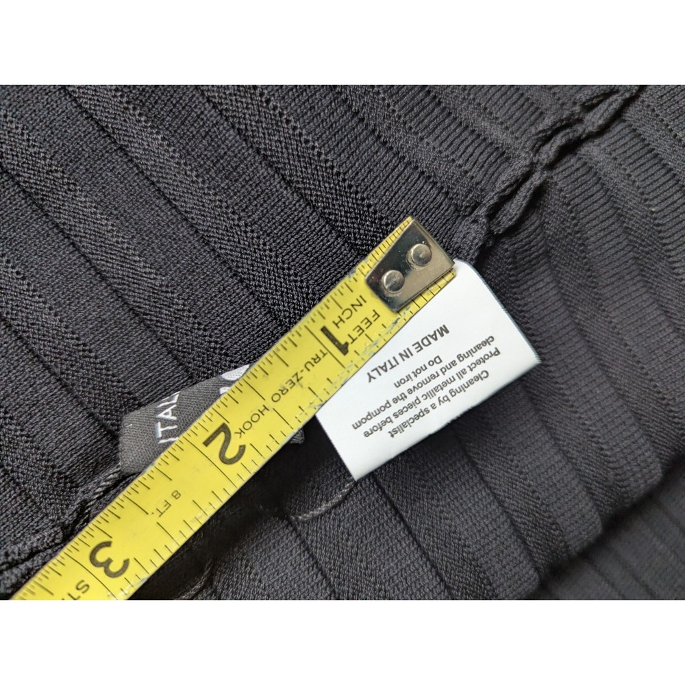 Acciaio Made In Italy Wool Cashmere Long Jacket Vest Navy Nautical Wear to Work - Picture 8 of 11